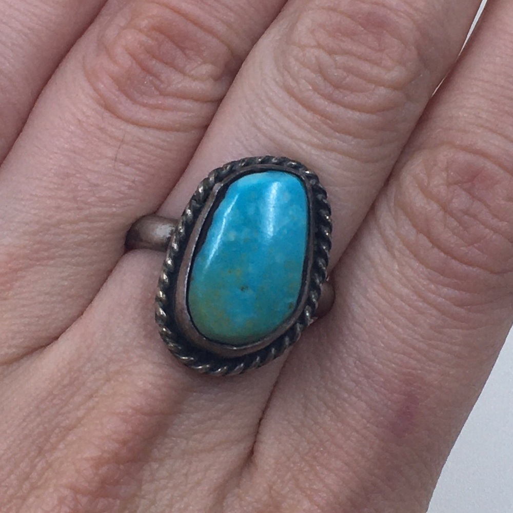 Sterling & Turquoise Stone